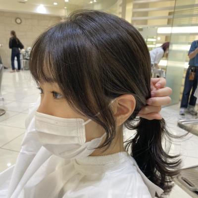 銀座で韓国ヘア、エギョモリ☆