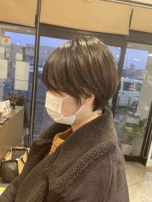 丸みマッシュショート