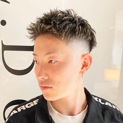 スキンフェード×メッシュ