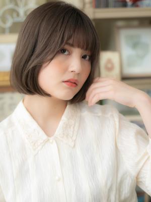 バレイヤージュ大人かわいいエアストレート　ニュアンスカラー