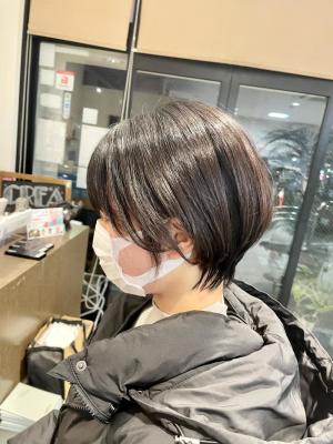 丸みショートボブ