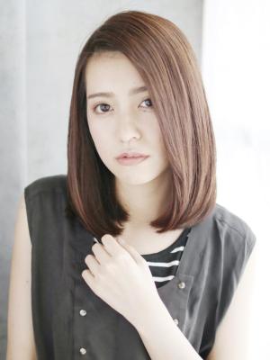 ツヤ感ナチュラルストレート