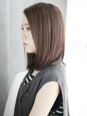 ツヤ感ナチュラルストレート