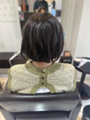 美髪イルミナカラーグレージュ