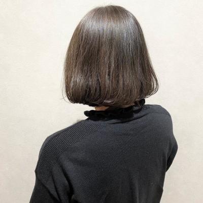 簡単まとまるボブスタイル