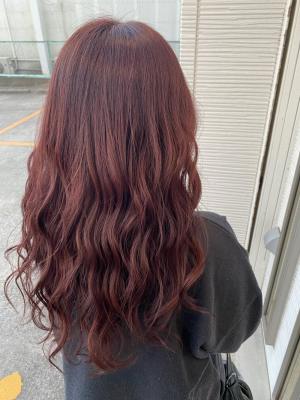 ブリーチ無し　Red　Brown☆