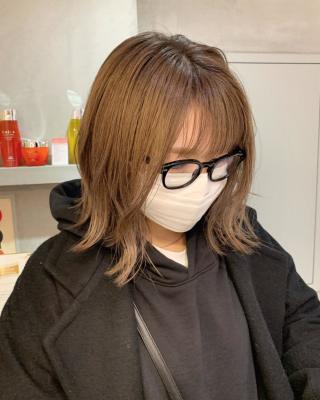 YOKE 大人ボブ ロングボブ 切りっぱなし
