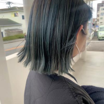 ぱつっとボブ