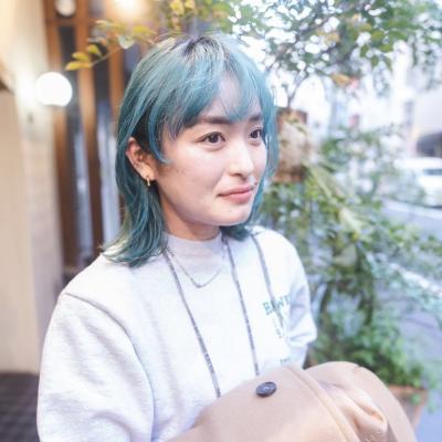 《e's中目黒美容室》透明感◎ターコイズブルー【Genta】 《e's中目黒美容室》透明感◎ターコイズブルー【Genta】のイメージ画像