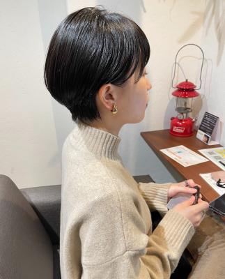 ダークトーン×マッシュショート