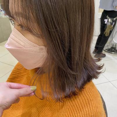 ＊チラッとイヤリングカラー
