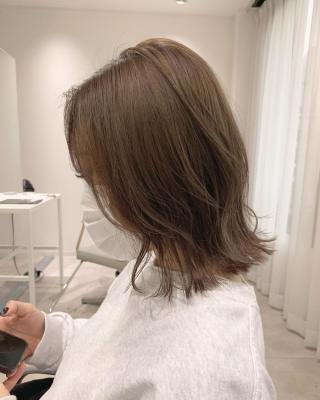 YOKE 大人カッコイイ 切りっぱなし ロングボブ