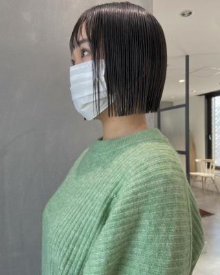 【YOKE】ミニボブ切りっぱなしボブ