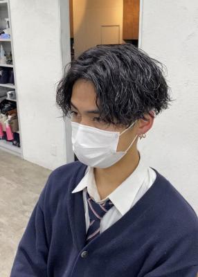 センターパート/ツイスパ/メンズ/￥10780