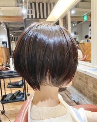 美人ショート×小顔ヘア