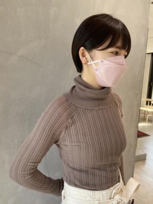 【YOKE】ショートボブ透明感カラー耳掛けショートボブ