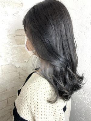 インナーカラーグレージュ10代20代11000円