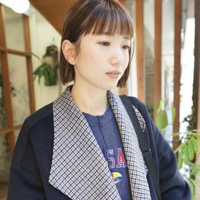 《e's中目黒美容室》ぱつっと感のあるクールボブ【佐久間】 《e's中目黒美容室》ぱつっと感のあるクールボブ【佐久間】のイメージ画像