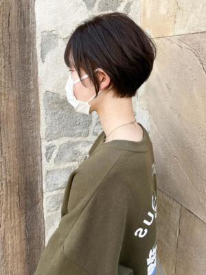 【151e_戸塚】*小顔補正立体カット+束感ショート *
