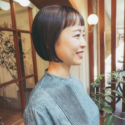 《e's中目黒美容室》大人の女性に。上品なミニボブ【佐久間】 《e's中目黒美容室》大人の女性に。上品なミニボブ【佐久間】のイメージ画像