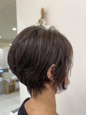 白髪ハイライト