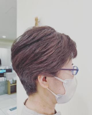 白髪活かしハイライト