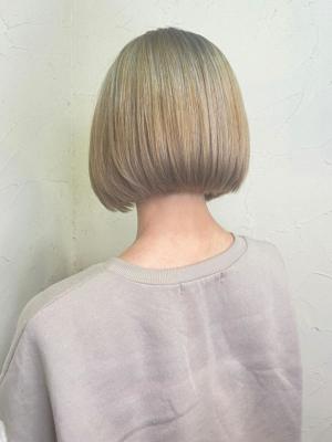 【Reir下北沢】*エギョモリボブ+ホワイティグレージュ* 【Reir下北沢】*エギョモリボブ+ホワイティグレージュ*のイメージ画像