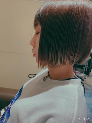 【切りっぱなし】【ストレート】【ボブ】