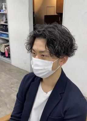 スパイラルセンターパート/パーマ/￥10780
