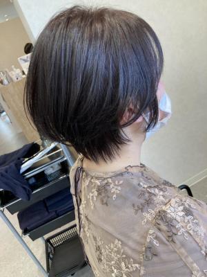 丸みショートボブ