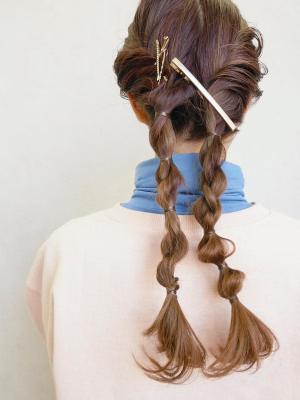 おしゃれなねじりアレンジ おしゃれなねじりアレンジのイメージ画像