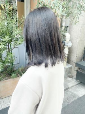 オリーブアッシュ 切りっぱなしロブ 【横浜】