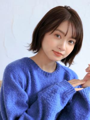 外ハネヨシンモリボブスタイル