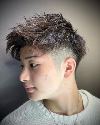 ツイストアップバングショート