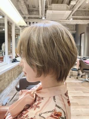 美人ショート×小顔ヘア