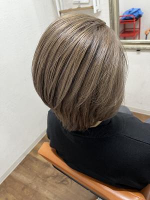 白髪ぼかしハイライト20代30代40代￥15400