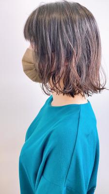 【切りっぱなしボブ】【ボブ】【前下がりボブ】