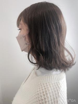 【ブリーチ無し】【イルミナカラー】【外ハネボブ】