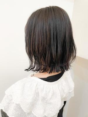 切りっぱなしボブ ワンカールスタイル【横浜】