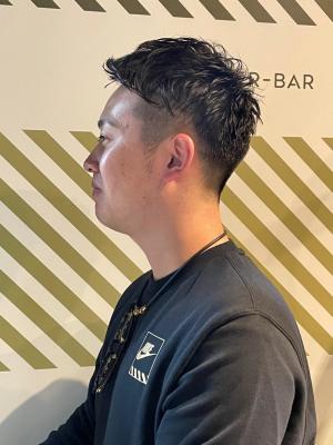 大人の刈り上げスタイル【BARBER-BAR】