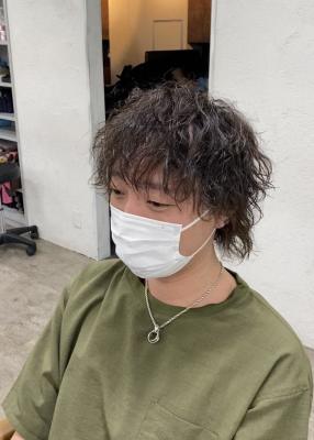 ツイストスパイラルパーマ/ウルフ/￥10780