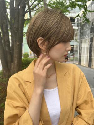 春シフォンショート