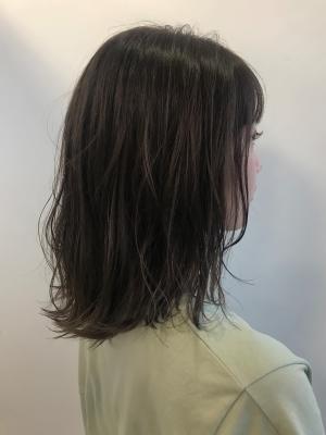 グレージュ×ハイライトカラー