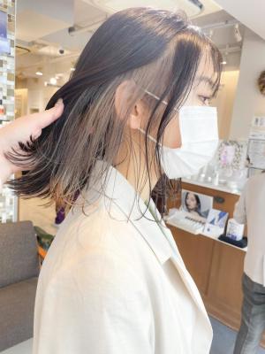 グレーシルバー インナーカラー 【横浜】