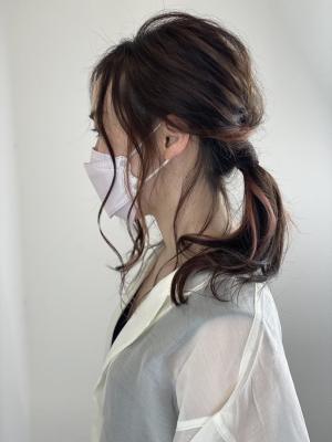 【髪質改善カラー】【簡単ヘアアレンジ】