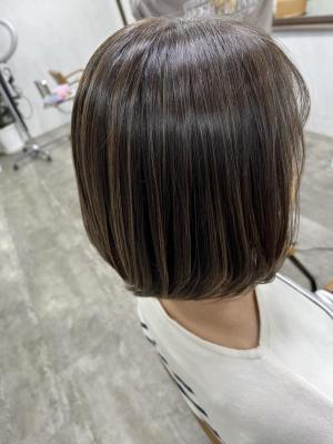 白髪ぼかしハイライト20代30代40代￥15400