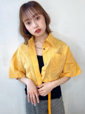 【山田】くびれ外ハネウルフレイヤーボブディy311