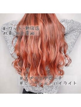 【W-ワット-原宿店 】韓国風☆スプリングピーチ