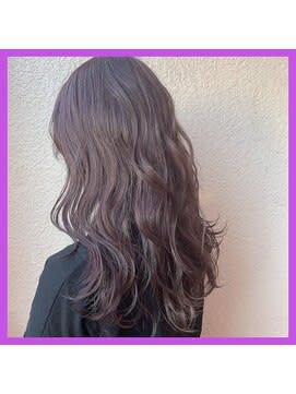 【W-ワット-原宿店】＊大人可愛い透け感モーヴアッシュ＊