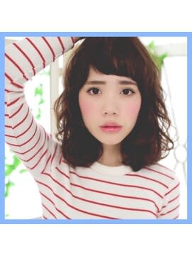 【W-ワット-原宿店 】＊ゆるっとラフナチュラルボブ＊